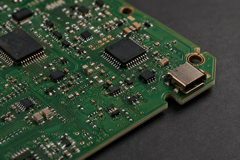 Circuit de conversion d’énergie inspecté dans un atelier électronique