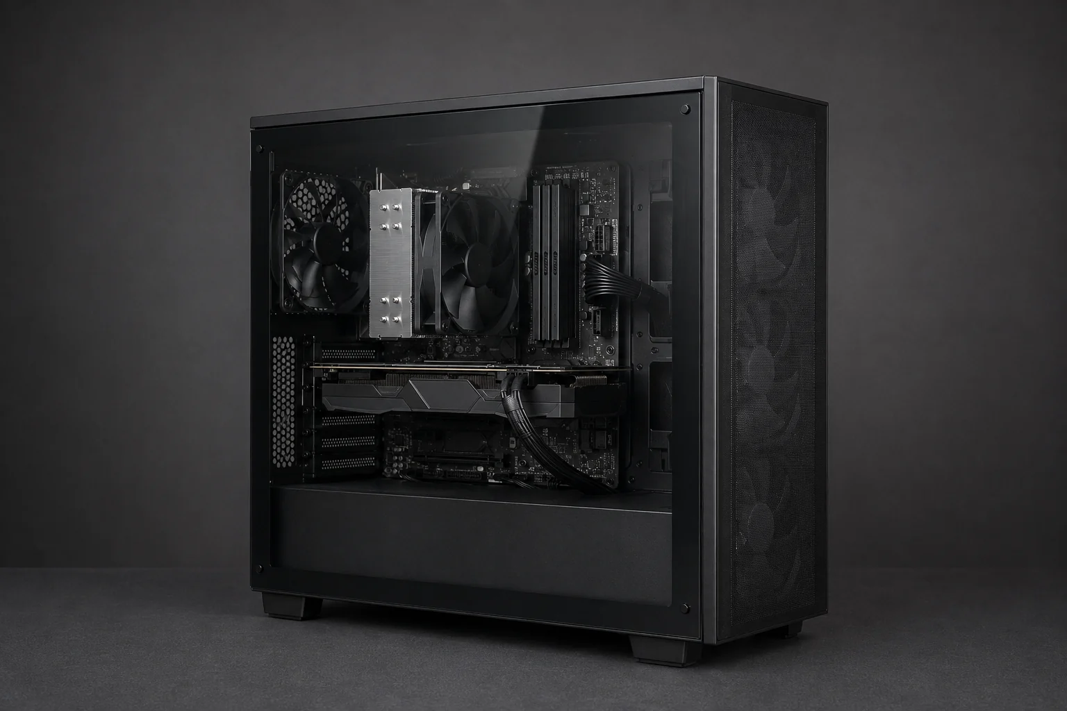 Illustration — Exemple de PC fixe assemblé
