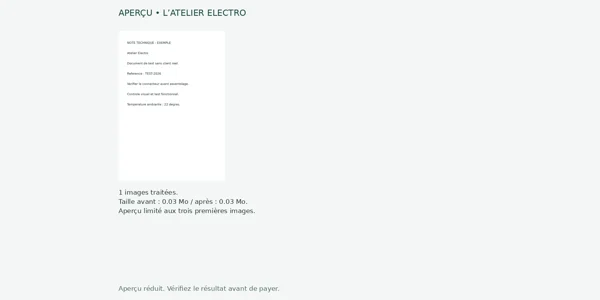 Exemple technique : HEIC vers JPEG par lot