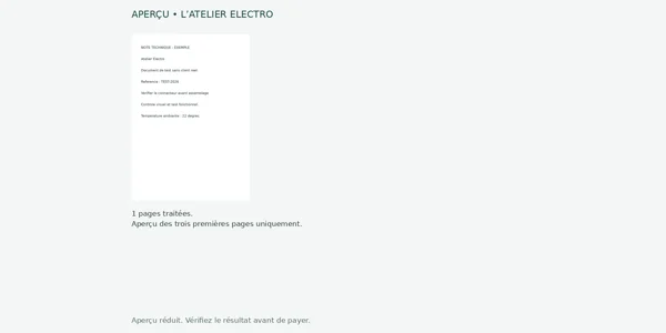 Exemple technique : PDF vers images