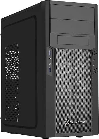 SilverStone SST-PS13B - Boîtier PC silencieux moyen tour Precision ATX, noir