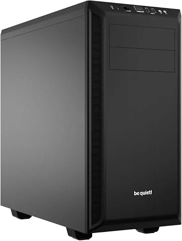 be quiet! Boîtier PC Pure Base 600 Black, 2 Ventilateurs Pure Wings 2, radiateurs jusqu'à 360 mm, Commande de Ventilateur à 3 Niveaux