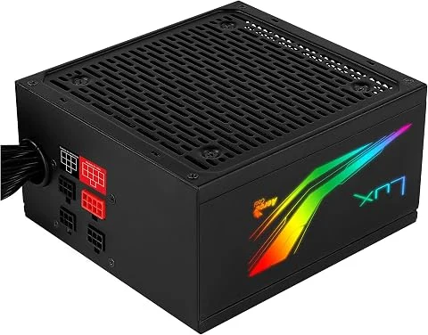 Aerocool Lux RGB M 550W - Alimentation modulaire RGB, 80Plus Bronze 230V
