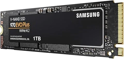 Samsung 970 EVO Plus MZ-V7S1T0BW Disque SSD Interne NVMe M.2, 1 To, Jusqu'à 3 500Mo/s en lecture sequentielle