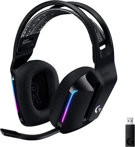 Logitech G G733 Casque Gamer Sans Fil LIGHTSPEED avec Bandeau de Suspension