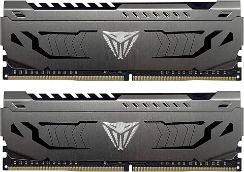 Patriot Memory Kit de Mémoire Haute Performance Viper Steel DDR4 3600 MHz 32Go (2x16Go) C18 Gris