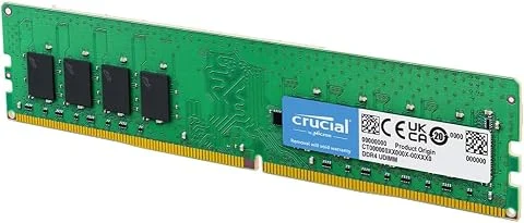 Crucial RAM DDR4 16Go 3200MHz CL22, PC Mémoire (ou 2933MHz / 2666MHz) - CT16G4DFRA32A