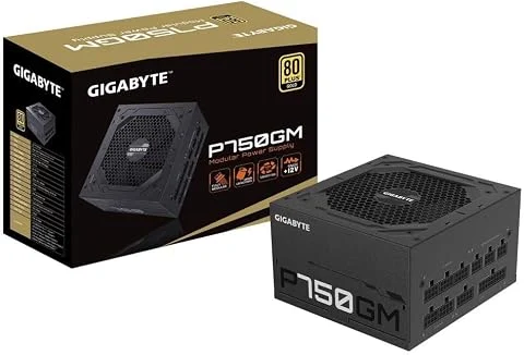 GIGABYTE Alimentation 750W P750GM Modulaire 80+ Gold