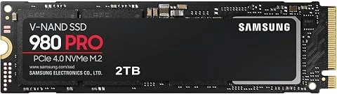Samsung 980 PRO MZ-V8P2T0BW | Disque SSD Interne NVMe M.2, PCIe 4.0, 2 To, Contrôle thermique intelligent - Compatible PS5