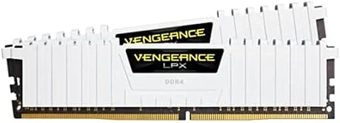 Corsair MÉMOIRE CORSAIR DDR4 Jusqu'à 3200MHz 16 GO C16 Vengeance LPX K2 2 2 X 8 GO, 1,35 V, Vengeance, LPX, BK 16-20-20-38, Noir
