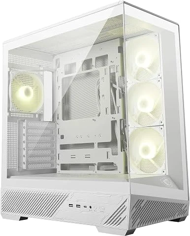 MSI MAG PANO 130R PZ White Boîtier PC Gaming ATX, Micro-ATX et Mini-ITX