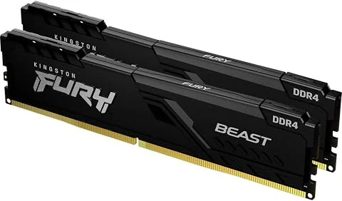 Kingston FURY Beast 32GB (2x16GB) 3200MHz DDR4 CL16 Mémoire Kit pour PC Kit de 2 KF432C16BB1K2/32