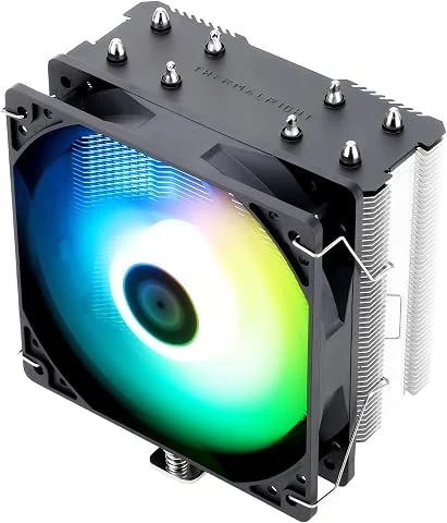 Thermalright AssassinX120 SE ARGB Refroidisseur d'air CPU, 4 caloducs, TL-C12C-S PWM Refroidisseur de CPU à ventilateur silencieux avec roulement S-FDB, pour AMD AM4 AM5/Intel 1150