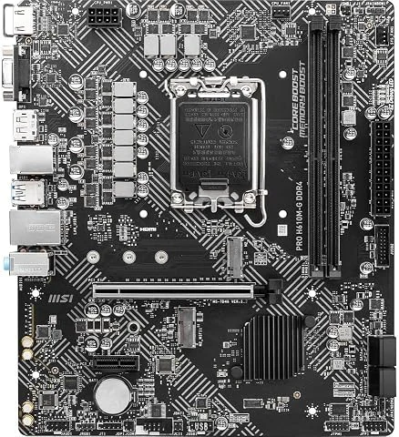 MSI Pro H610M-G DDR4 Carte mère Micro-ATX, LGA 1700
