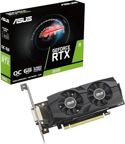 ASUS GeForce RTX 3050 LP BRK 6GB GDDR6 OC Edition Carte Graphique