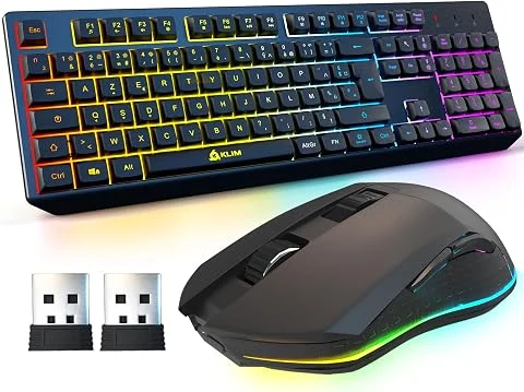 Chroma Pack Clavier et Souris Blaze sans Fil AZERTY - Durable Ergonomique