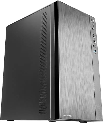 Tacens Anima ACX500, Boîtier PC Micro ATX, Ventilateur 12cm, Alimentation 500W, USB 3.0, Noir