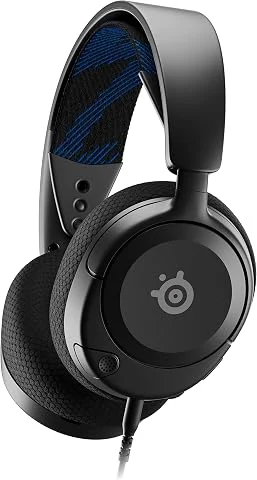 SteelSeries Arctis Nova 1P - Casque de jeu multi-système — Hi-Fi avec pilotes — Son Spatial à 360° — Coussinets d’Oreille à Mousse à Mémoire — Microphone antibruit — PS5, PS4, PC, 