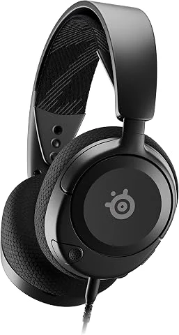 SteelSeries Arctis Nova 1 - Casque de jeu multi-système — Hi-Fi avec pilotes — Son Spatial à 360° — Coussinets d’Oreille à Mousse à Mémoire — Microphone antibruit — PC, PS5, PS4, S