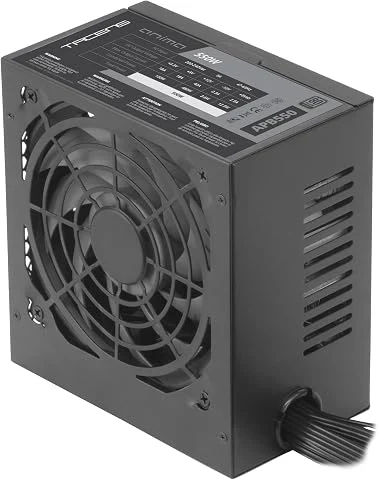 Tacens Anima APB550, Alimentation PC ATX 550W, 80Plus Bronze 85%, Technologies SMD et DC-DC, Ventilateur Ultra-Silencieux 12cm, Condensateurs Japonais 105º, Câbles Premium Texturés