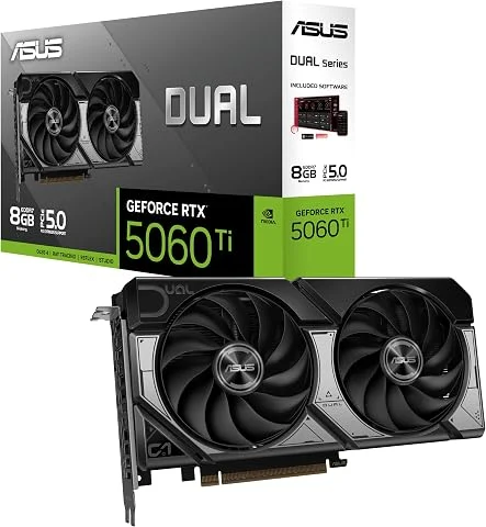 ASUS Dual GeForce RTX 5060 Ti 8GB GDDR7 Carte Graphique Gaming