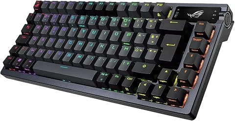 ROG Azoth - Clavier mécanique Gaming tri-mode, écran OLED, Hot-Swap, AZERTY