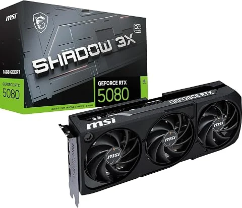 MSI NVIDIA GeForce RTX 5080 16G Shadow 3X OC Carte Graphique
