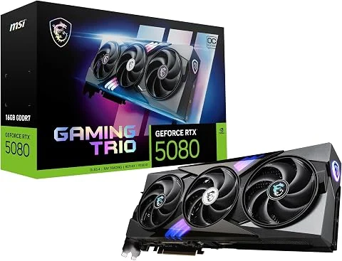 MSI NVIDIA GeForce RTX 5080 16G Gaming Trio OC Carte Graphique