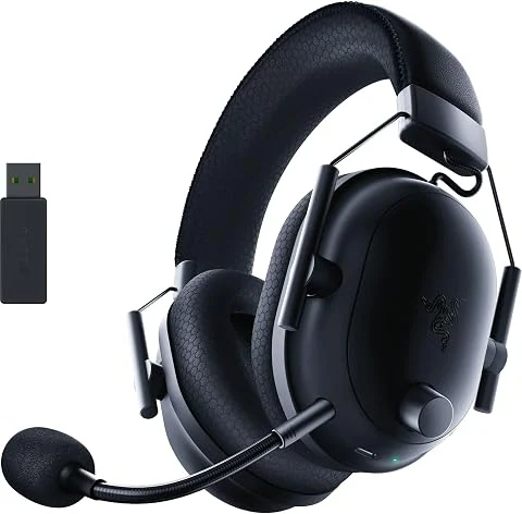 Razer BlackShark V2 Pro (2023) pour PC - Casque sans fil E-Sports Premium (Microphone HyperClear Super Wideband, TriForce Titanium 50mm, Bluetooth, Batterie jusqu'à 70 heures) Noir