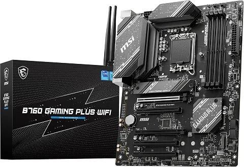 MSI B760 Gaming Plus WiFi Carte mère ATX, LGA 1700