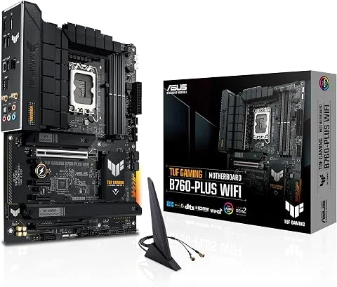 Asus Tuf Gaming B760-Plus Wifi Mainboard Intel B760 Lga 1700 Atx Ddr5 Bis 128 Gb Wifi 6e (90mb1er0-M1eay0)