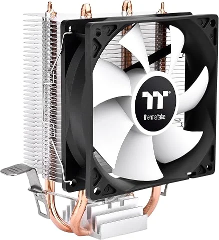 Thermaltake Contac 9 SE Ventirad CPU PC | Ventilateur 92mm PWM Silencieux | 2 Caloducs en Forme de U Contact Direct | Compatible Intel LGA 1851 & AMD AM5 | Refroidissement À Air