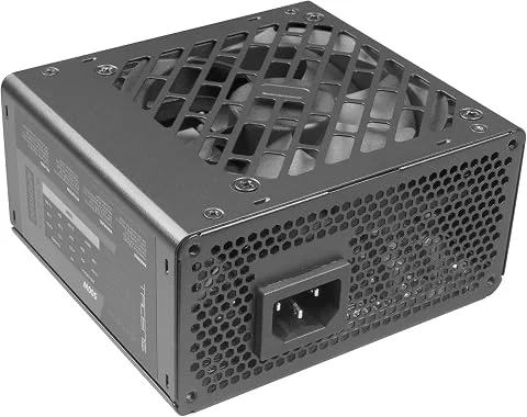 Tacens Anima APSIII500, Alimentation PC SFX 500W, Technologie SMD 85% Bronze 12V, Ventilateur Ultra-Silencieux 9cm, Noir