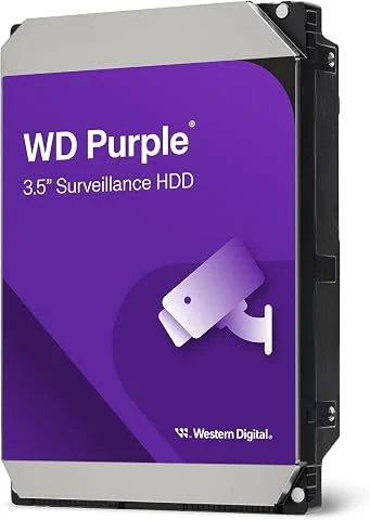 WD Purple 2 To Disque dur Interne 3.5" dédié Vidéosurveillance AllFrame Technology, 180BT/yr, 64MB Cache, Garantie 3 ans