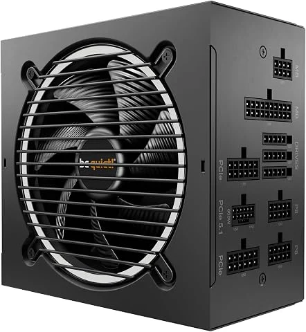 be quiet! Pure Power 12 M 1200 W Bloc d’Alimentation, Certification 80 Plus® Gold, Alimentation ATX 3.0 entièrement Compatible avec Les Cartes Graphiques PCIe 5.0, 2 Solides Rails 
