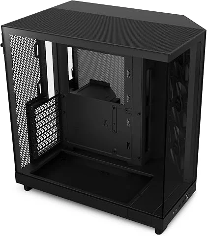 NZXT H6 Flow - Boîtier PC Compact Double Chambre ATX - Noir