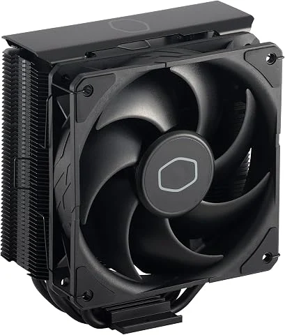 Cooler Master Hyper 212 Black Refroidisseur CPU Ventirad - Finition Aluminium, 4 Caloducs Compacts à Contact Direct Continu, Ventilateur SickleFlow 120 Edge, Brackets LGA1700 & AM5
