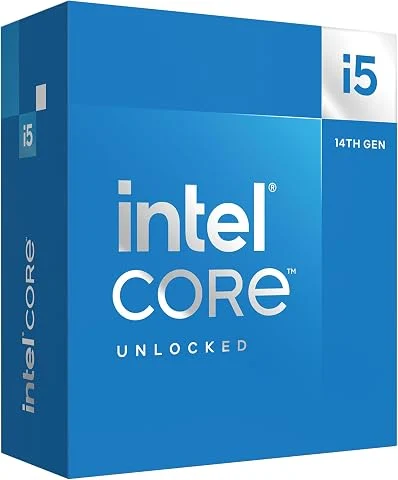 Intel® CoreTM i5-14600K Processeur de Bureau 14 (6 cœurs P + 8 cœurs électroniques) avec Carte Graphique intégrée Débloqué