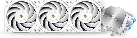 Thermalright Frozen Edge 360 White Refroidisseur d'eau liquide pour processeur avec ventilateur PWM 120mm, 360 Aio, dissipateur thermique à eau intégré pour AM4/AM5,lga1851