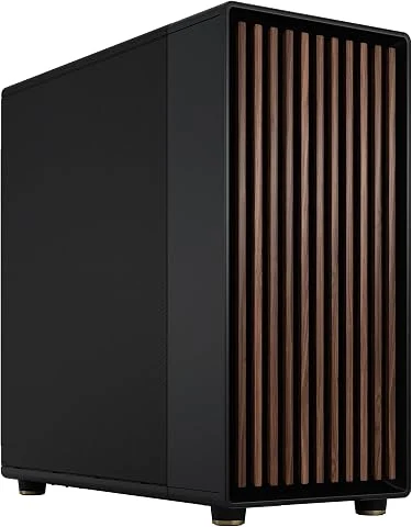 Fractal Design North XL Charcoal Black Mesh- Boîtier PC Gaming Grande Tour EATX à Flux d'air – Trois Ventilateurs Aspect PWM de 140 mm Inclus – Port USB Type-C.