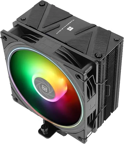 Thermalright Assassin Spirit 120 EVO Refroidisseur de processeur ARGB, silencieux, noir, à ventilateur PWM de 120 mm, technologie AGHP 4th, compatibilité Intel lga1700, 1150, 1151,