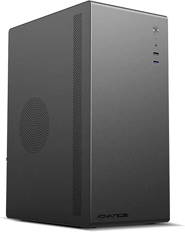 Chassis, Boitier PC Optima Series Noir en métal, Compatible mATX/mITX