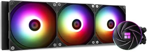 Thermalright Aqua Elite 360 ARGB Refroidisseur de processeur liquide 360 AIO 3 ventilateurs PWM de 120 mm pour AM4/AM5, INTEL LGA115x/1200/1700/1851