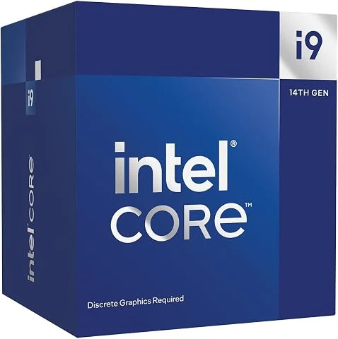 Intel® Core™ i9-14900F, processeur pour PC de Bureau, 24 cœurs (8 P-Cores + 16 E-Cores) jusqu'à 5,8 GHz