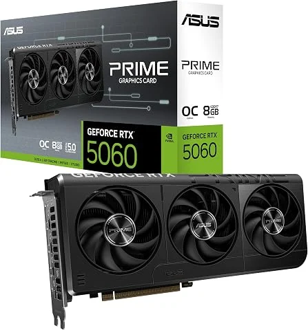 ASUS Prime GeForce RTX 5060 8GB GDDR7 OC Edition Carte Graphique Gaming