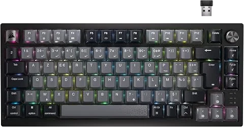 Corsair K65 Plus Wireless 75% RGB Mechanical Gaming Clavier – Noir