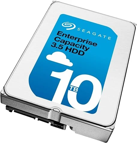 Seagate Enterprise Capacité v6 10 to Disque Dur Interne ST10000NM0046 SATA 3,5 Pouces HDD 256 Mo de Cache