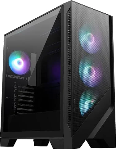 MSI MAG Forge 321R Airflow Boîtier PC Gaming ATX, Micro-ATX et Mini-ITX