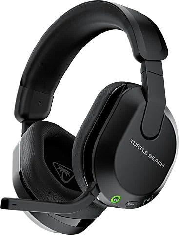 Turtle Beach Stealth 600 Noir PC Casque Gaming sans Fil w/ 80hr Batterie, Écouteurs de 50mm et Bluetooth pour PC, PS5, PS4 et Mobile