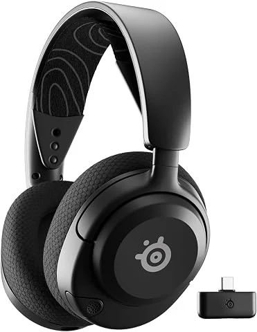 SteelSeries Arctis Nova 5 Casque Gaming Sans Fil Multi-Système - Haut-parleurs magnétiques néodyme - 100+ profils audio - Batterie 60h - 2,4GHz/BT - Micro ClearCast Gen 2.X - PS4/5